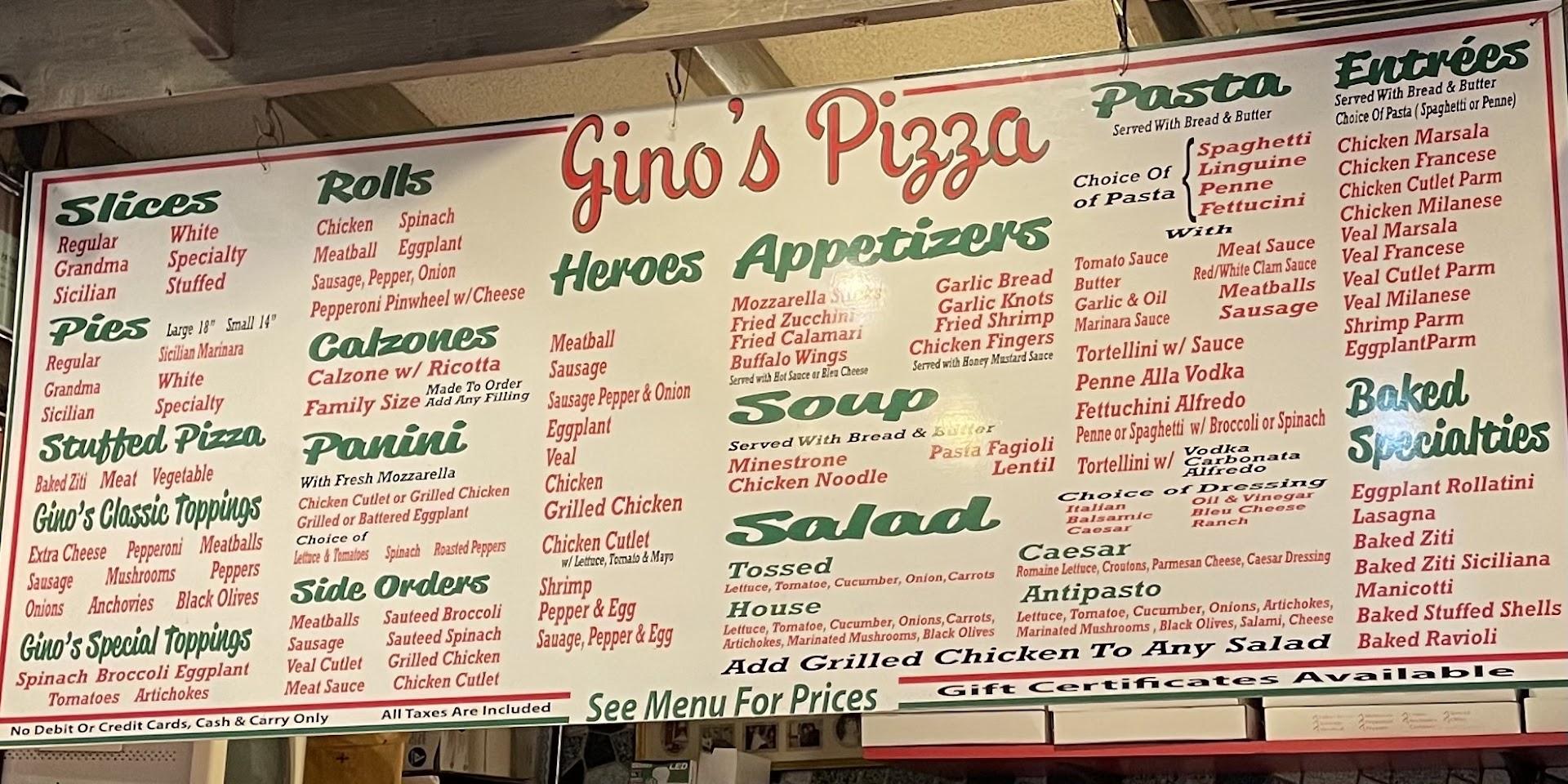 Gino's Pizzeria of Lynbrook
